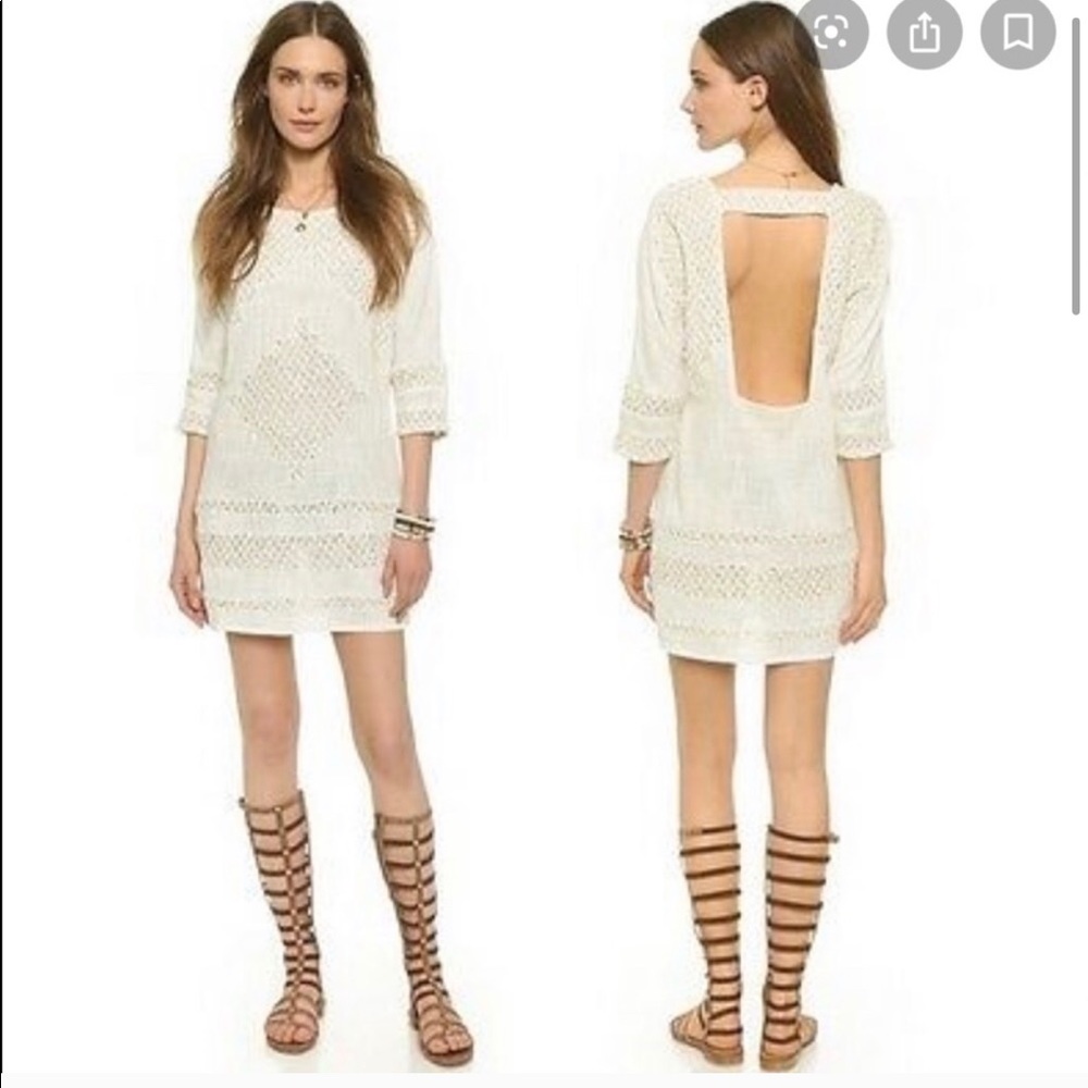Free People Desert Song Mini Dress